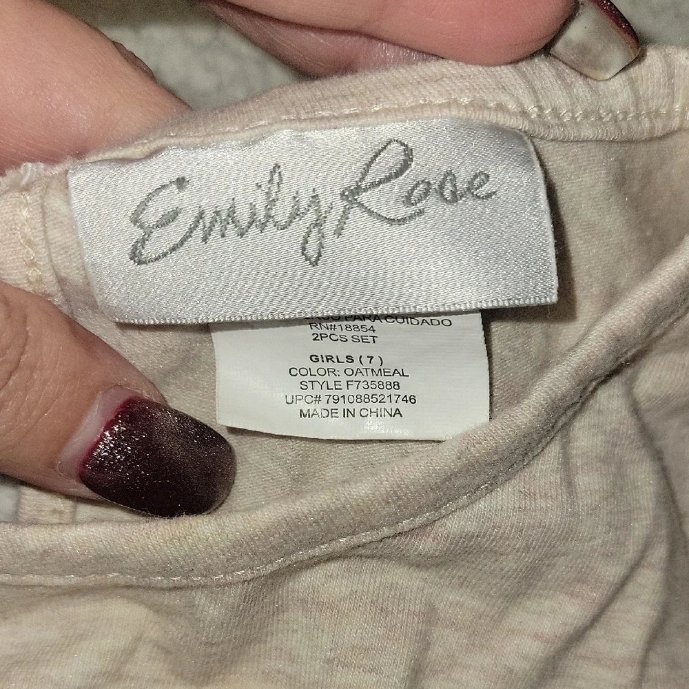 Emily Rose Beige Owl  Set